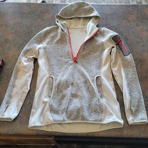 Cabelas women's half zip hooded sweatshirt